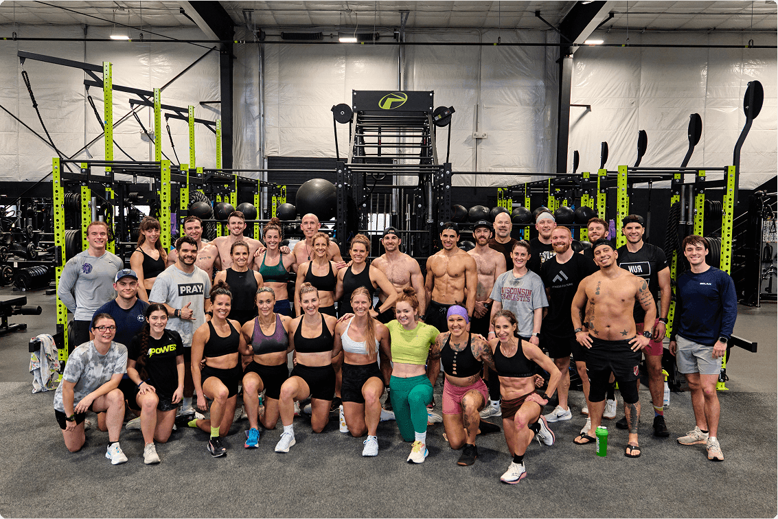 Athletes training